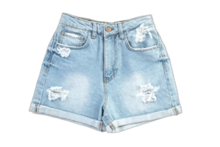 Pantalones cortos en denim